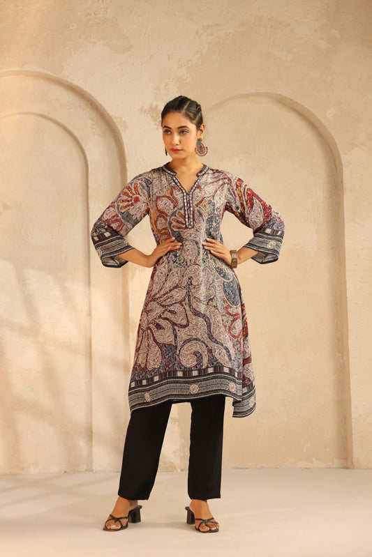 Battick Mosaic Print Kurti