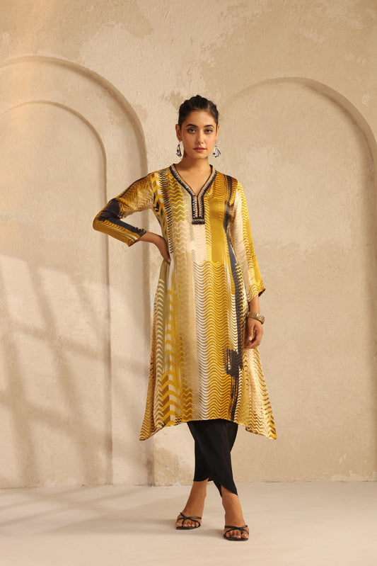 Abstact Printed Kurti