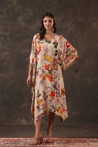 Printed Kaftan Dress