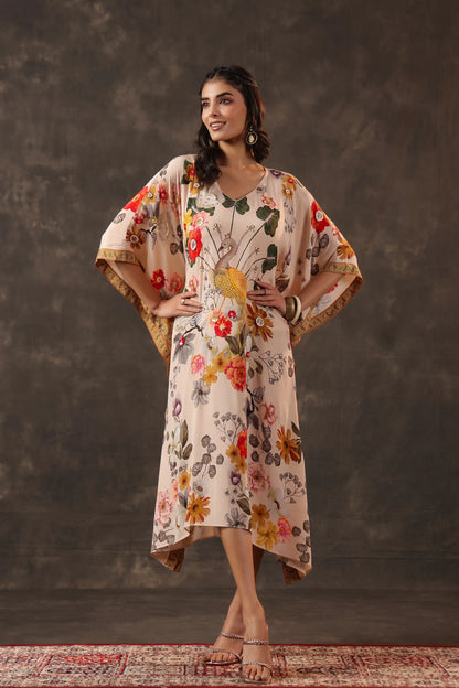 Printed Kaftan Dress
