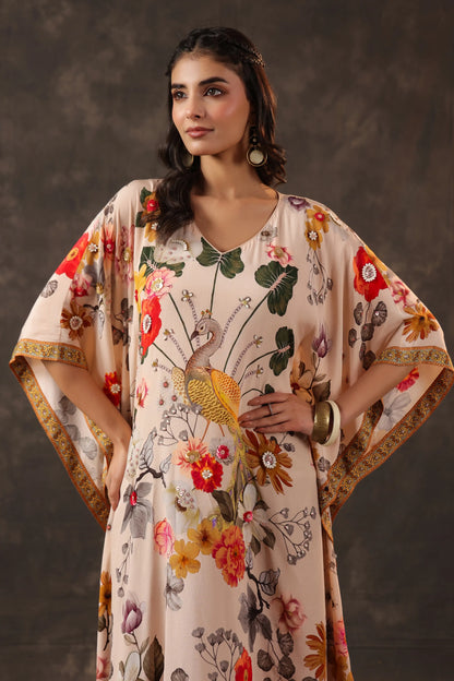 Printed Kaftan Dress