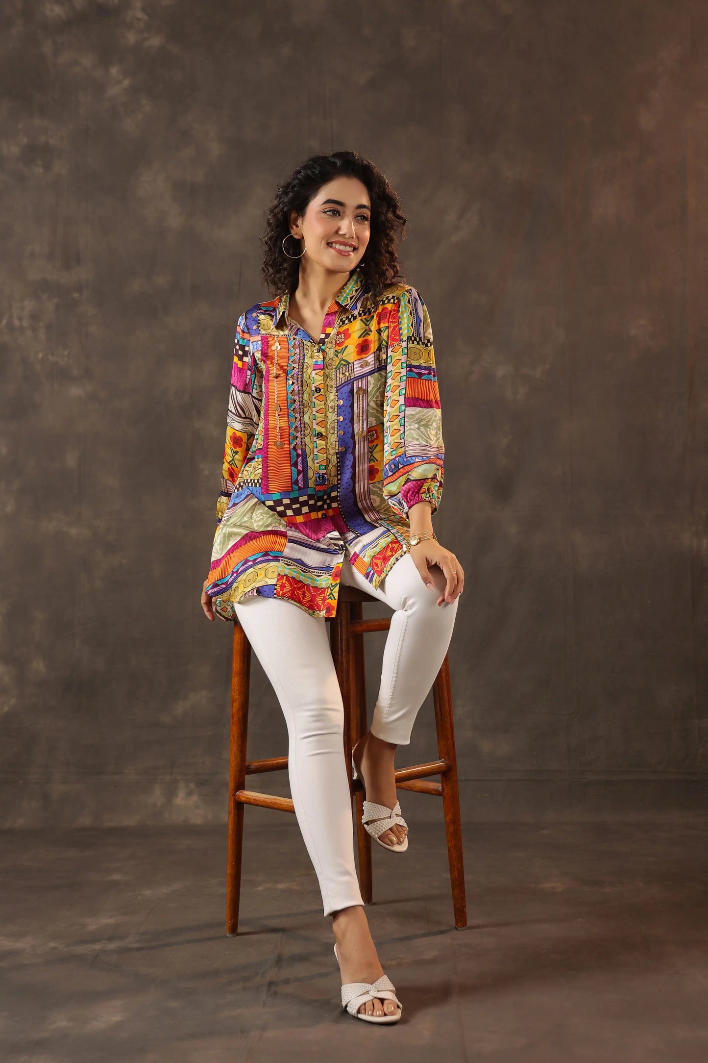 Printed Short Top