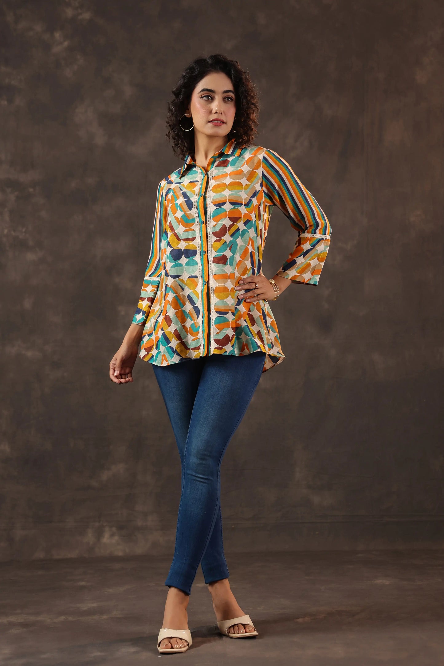 Printed Short Top