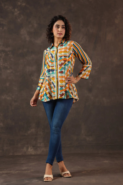 Printed Short Top