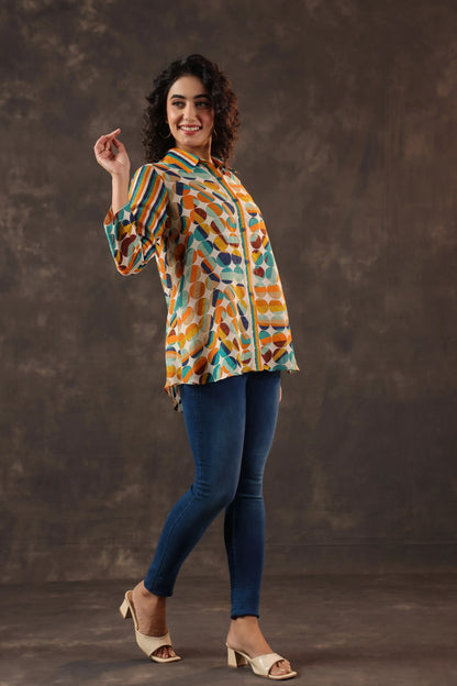Printed Short Top