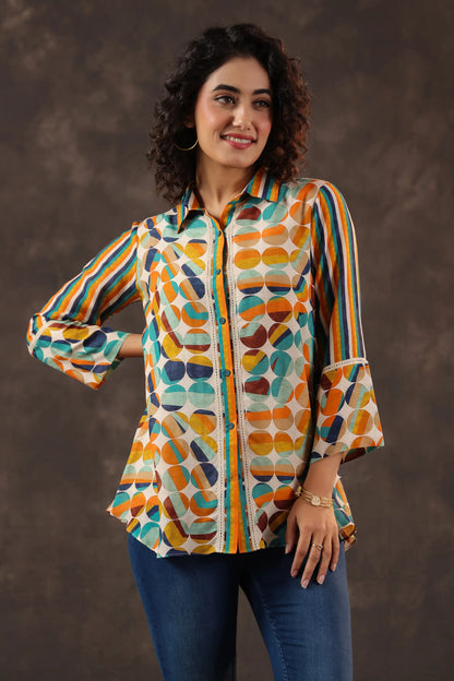 Printed Short Top