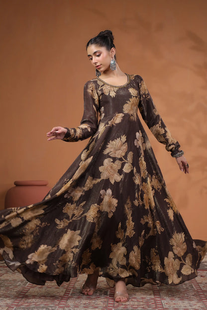 Full length Printed Dress