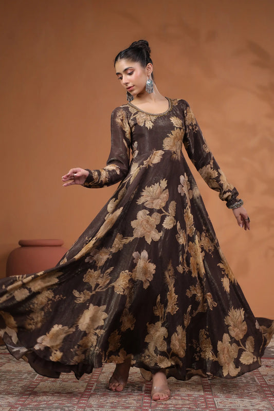 Full length Printed Dress