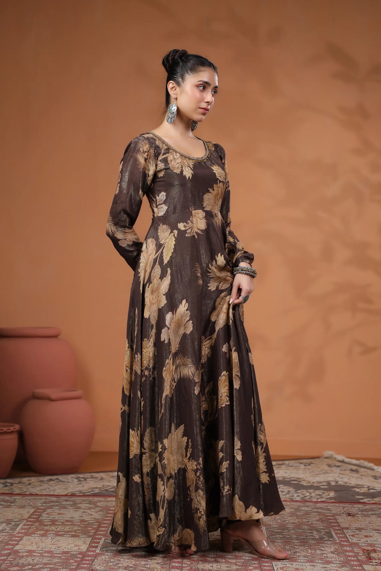 Full length Printed Dress