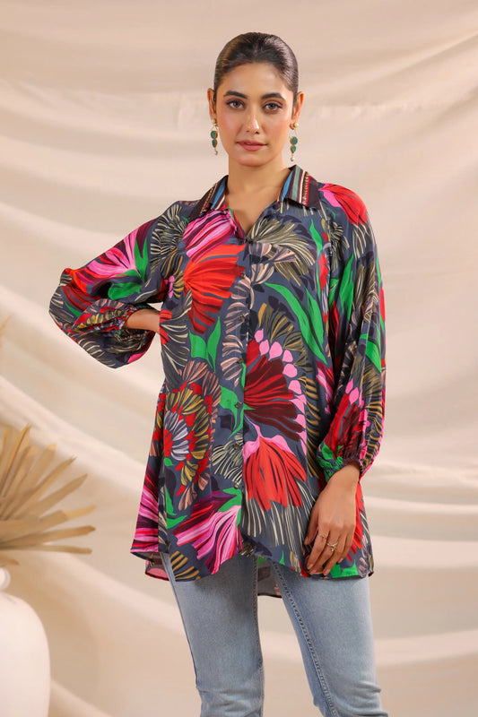 Printed Short Top