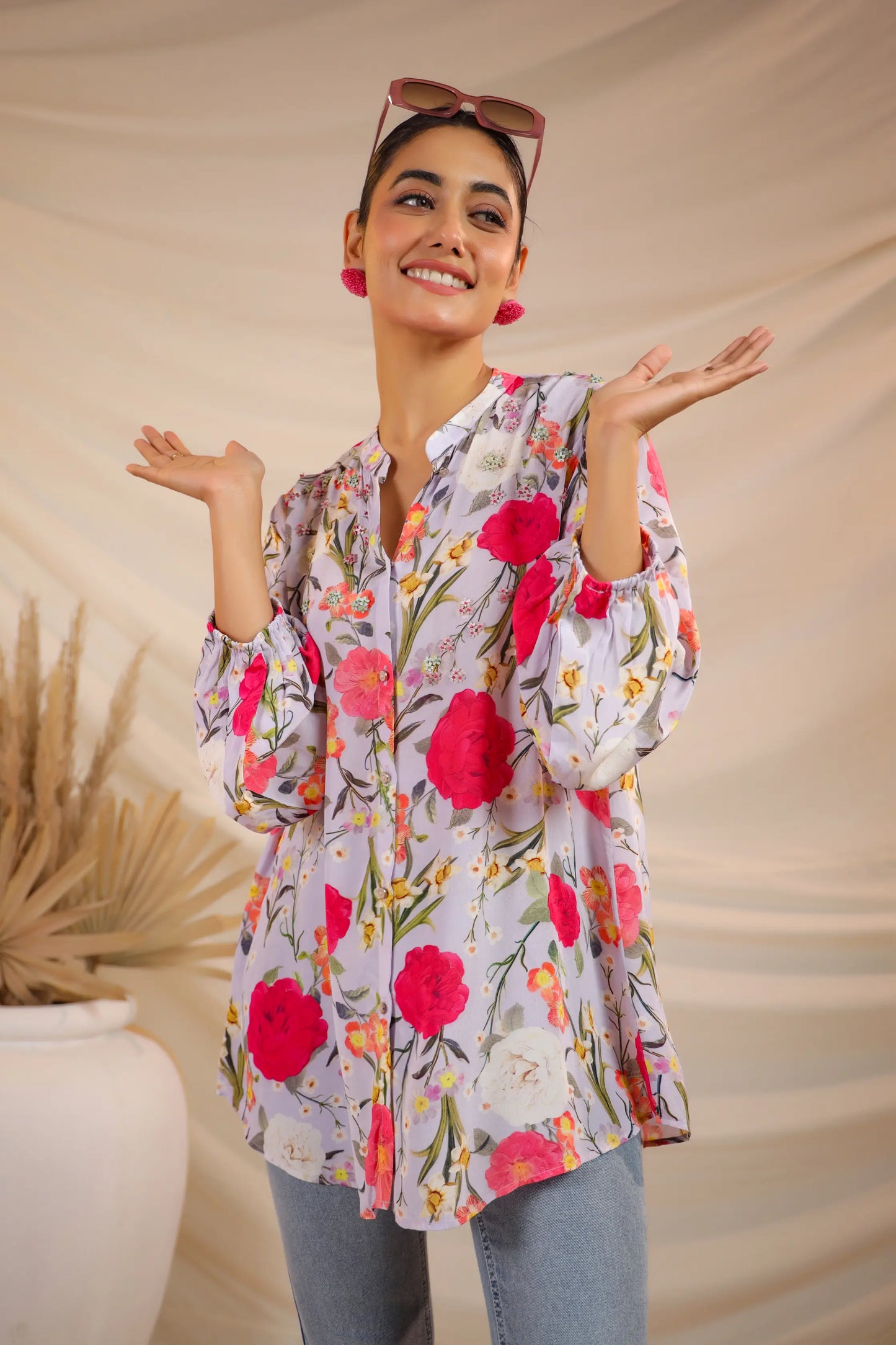 Printed Short Top
