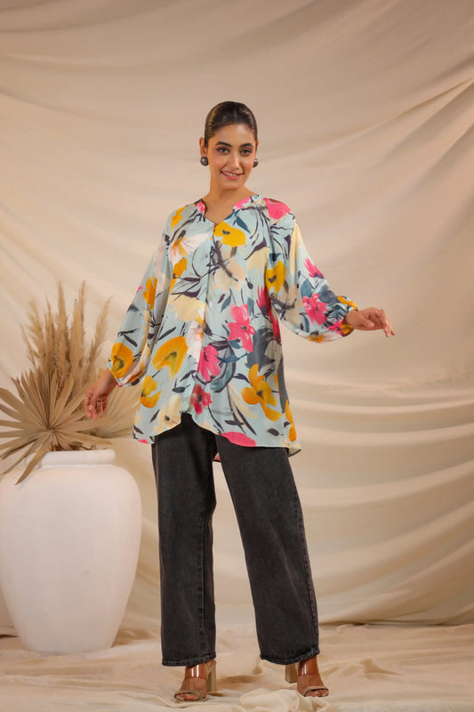 Printed Short Top
