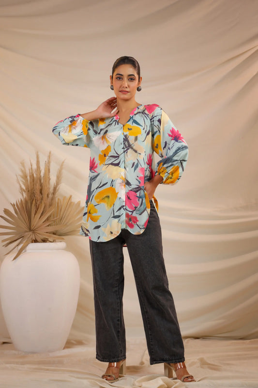 Printed Short Top