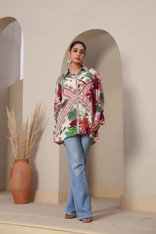 Printed Short Top