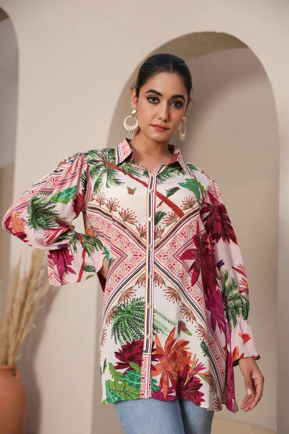 Printed Short Top