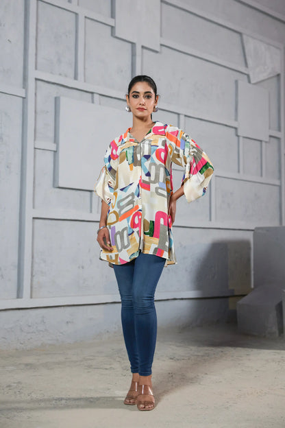 Printed Short Top
