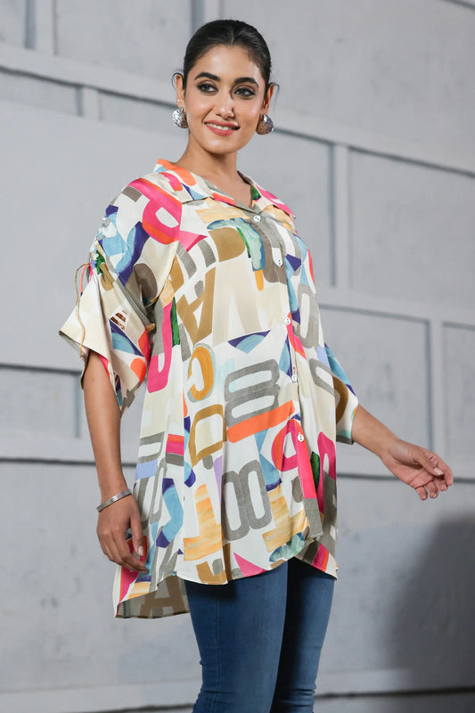 Printed Short Top