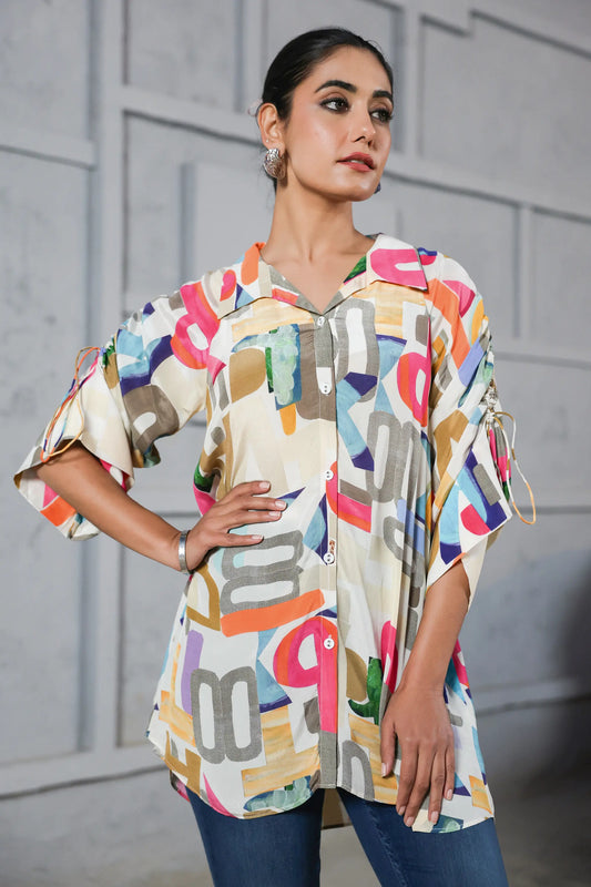 Printed Short Top
