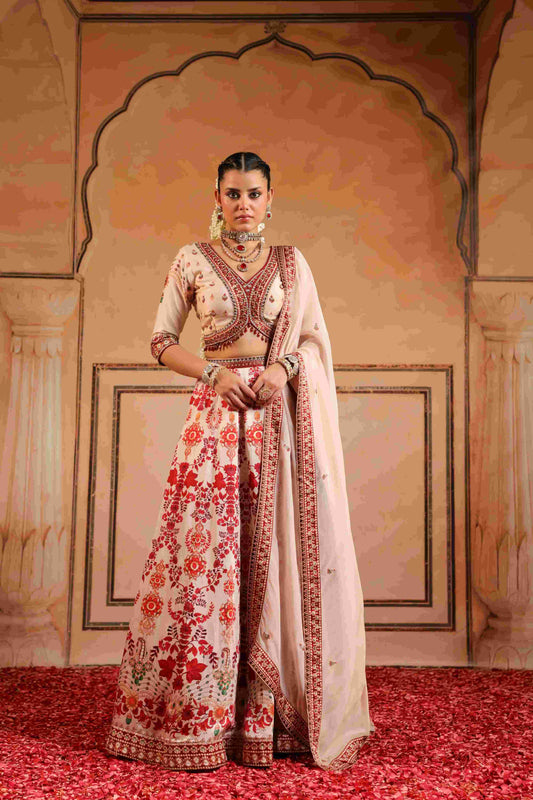 Printed Embellished Lehanga