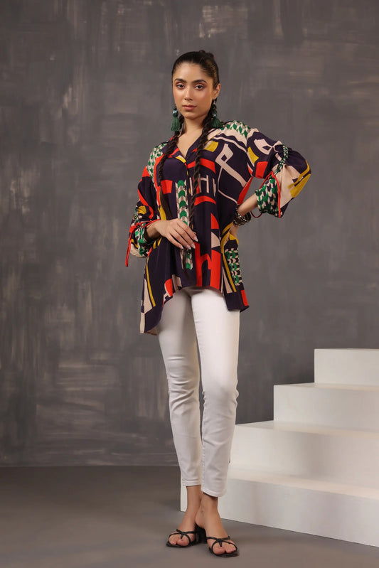 Printed Short Top