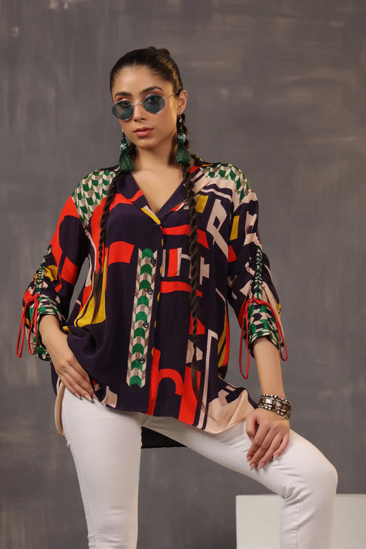 Printed Short Top