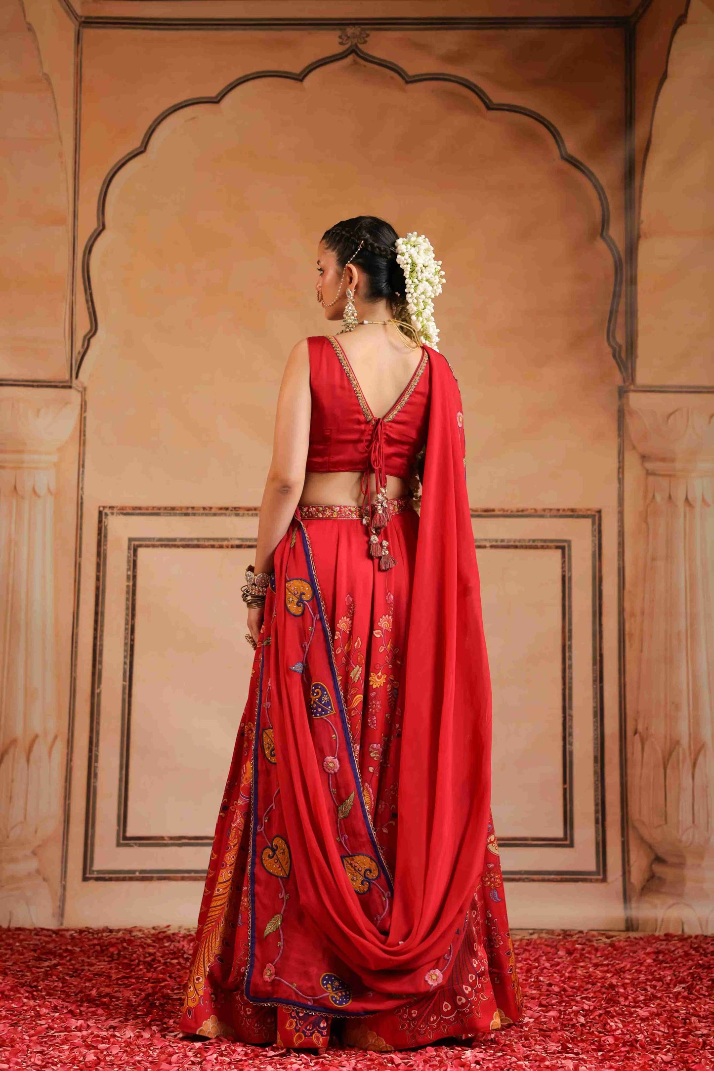 Printed Embellished Lehanga