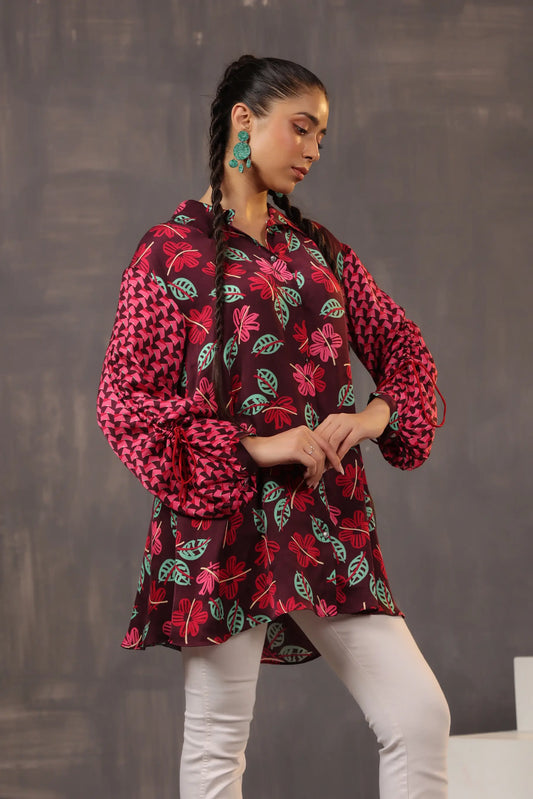 Printed Short Top