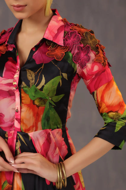 Full Length Dhoti Pattern Floral dress