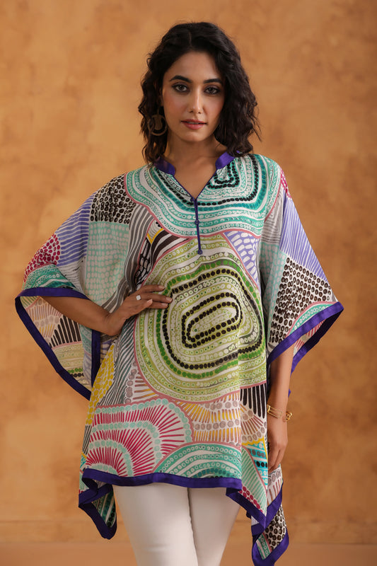 Printed Poncho