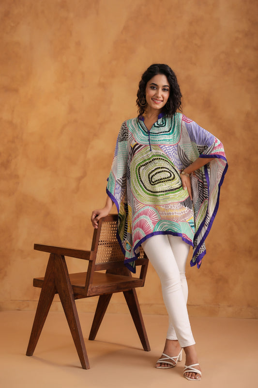 Printed Poncho