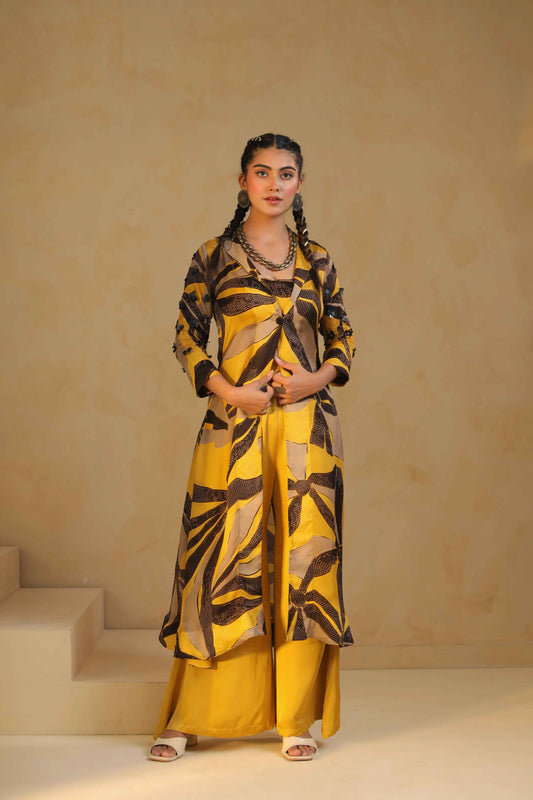 Prunted Jacket Set