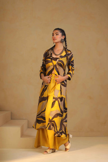 Prunted Jacket Set