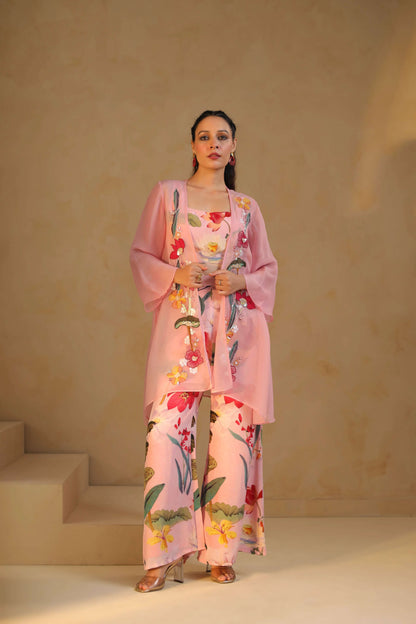 Embeliished Jacket Floral Full Set