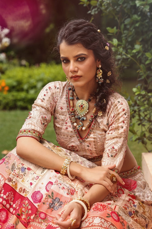 Traditional printed Lehanga