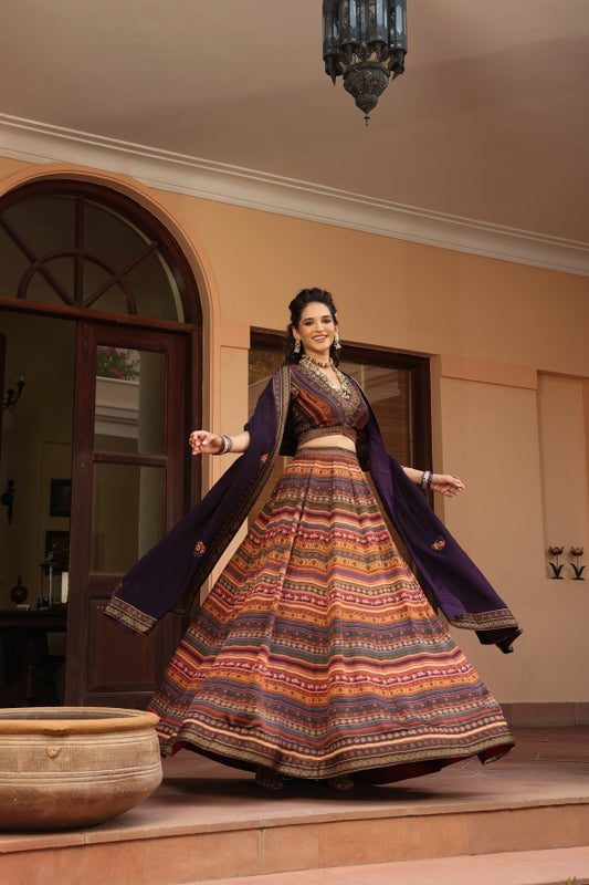 Traditional printed Lehanga