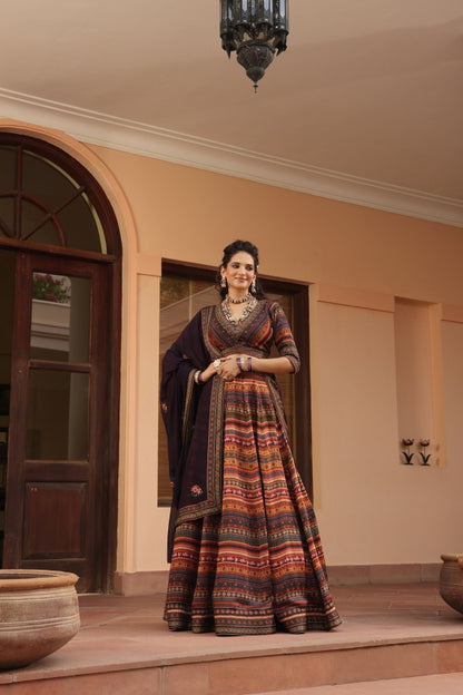 Traditional printed Lehanga