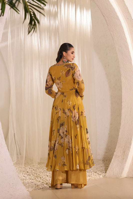 Floral Print Gown