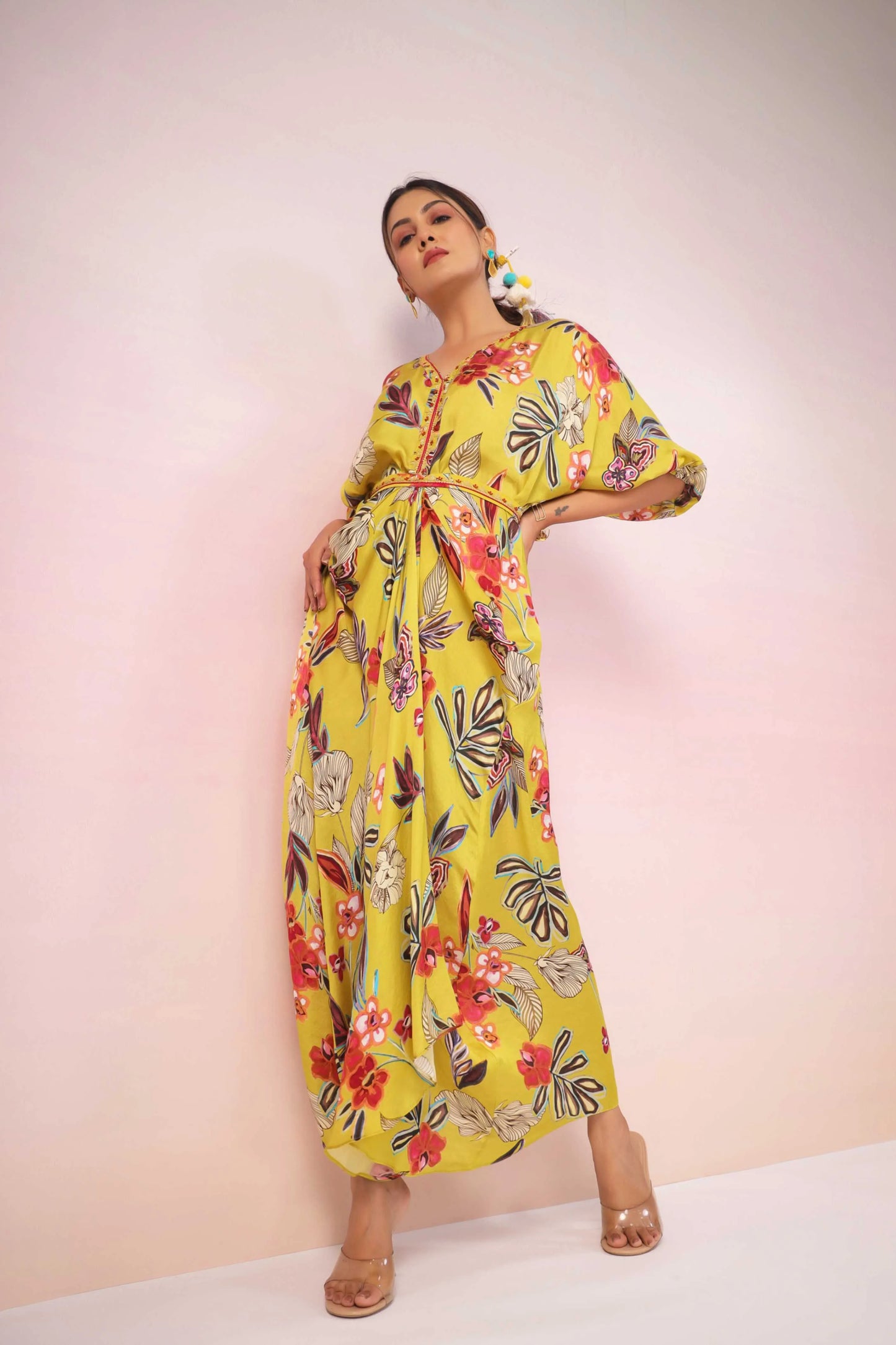 Fancy Cut Dhoti Type Dress