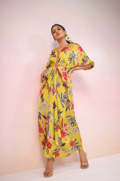 Fancy Cut Dhoti Type Dress