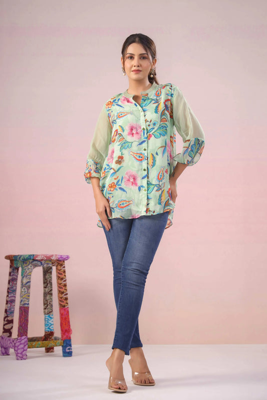 Printed Short Top