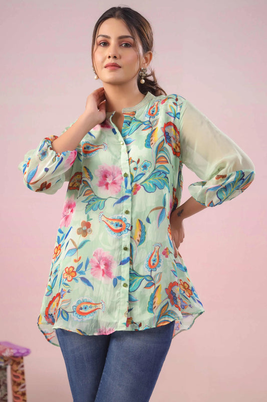 Printed Short Top