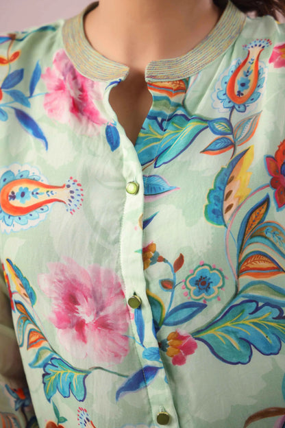 Printed Short Top